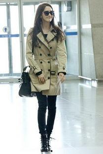 秋装明星搭配图片